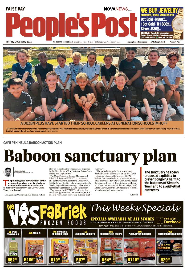 FalseBay 20 January 2026