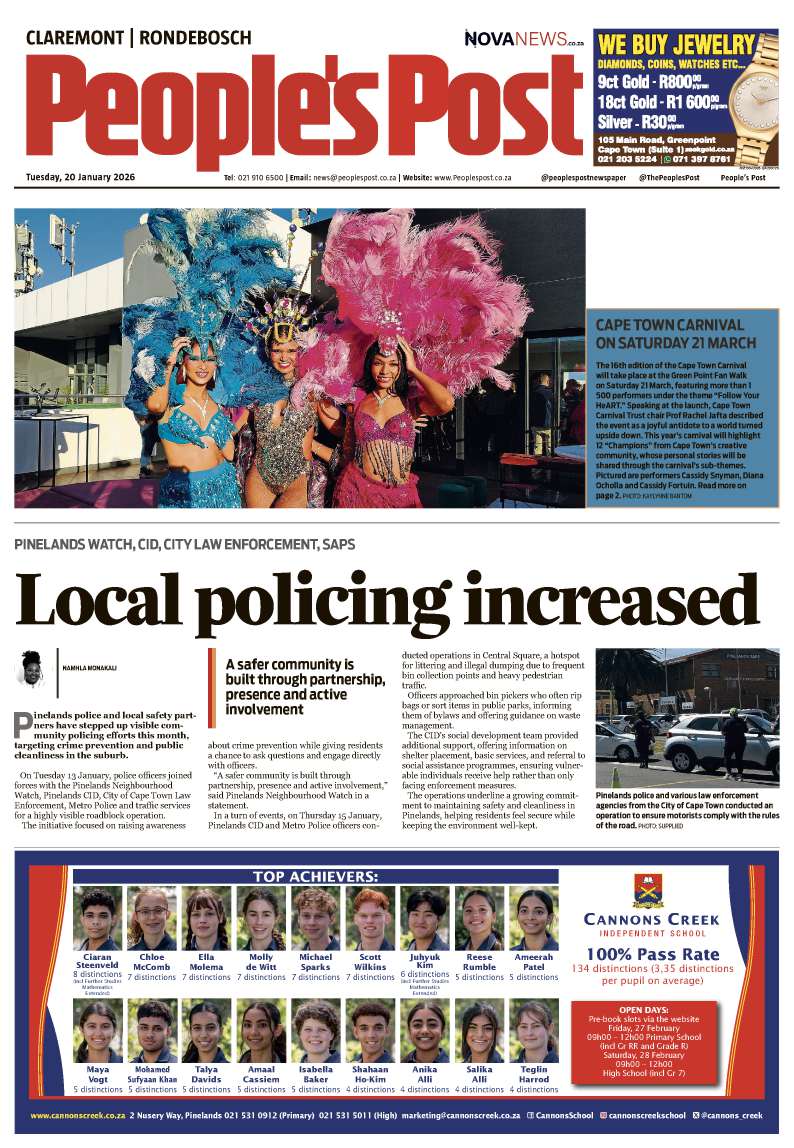 Claremont 20 January