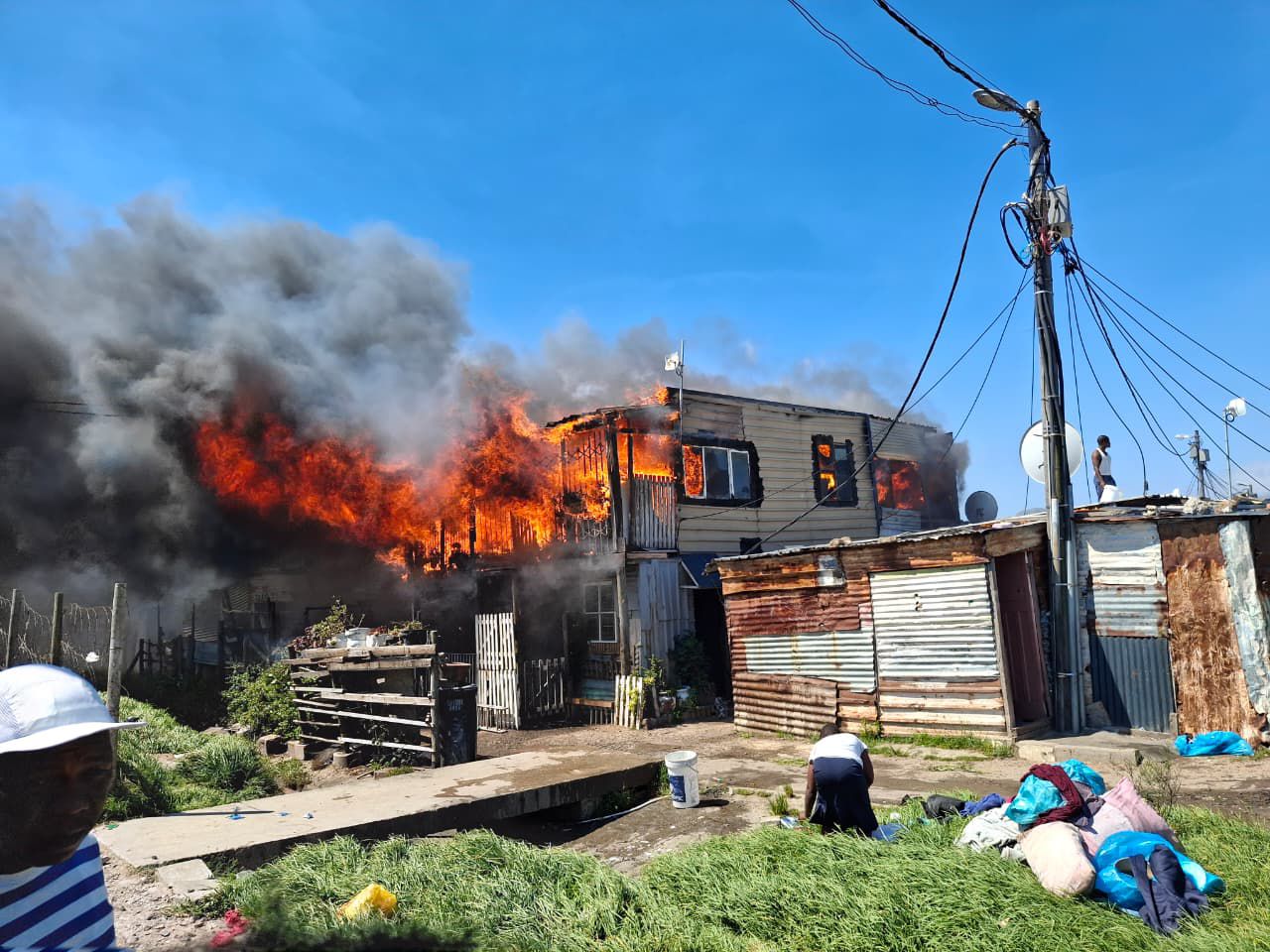 Four-hour fire ravages Masiphumelele homes affecting 650 residents seeking help