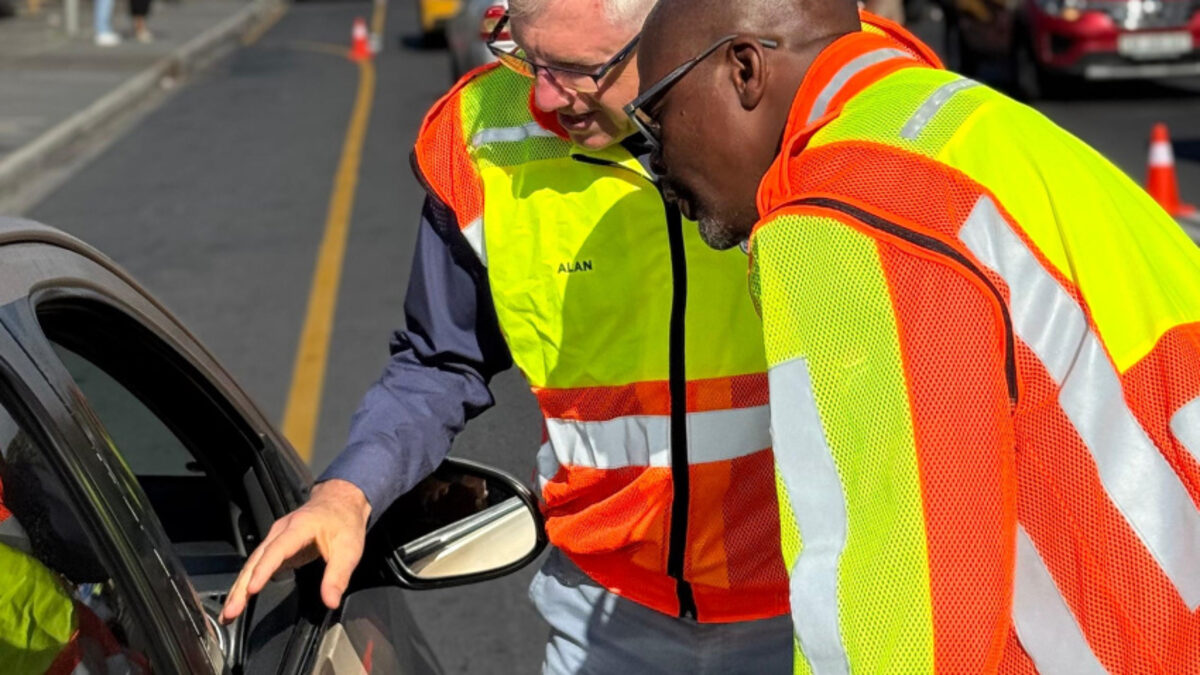 Officials conduct roadside checks in Cape Town during the Freedom Day weekend as 108 motorists were arrested for drunk driving.