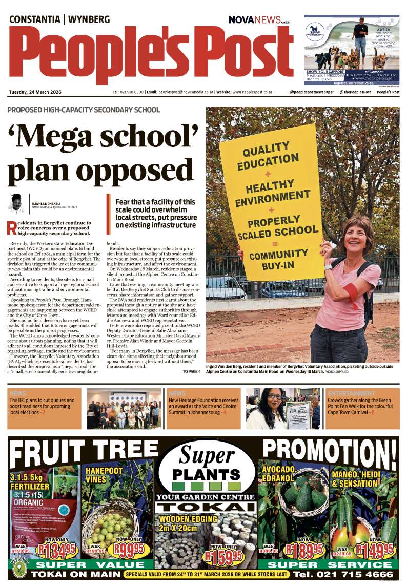 People’s Post Constantia/Wynberg E-edition 24 March 2026