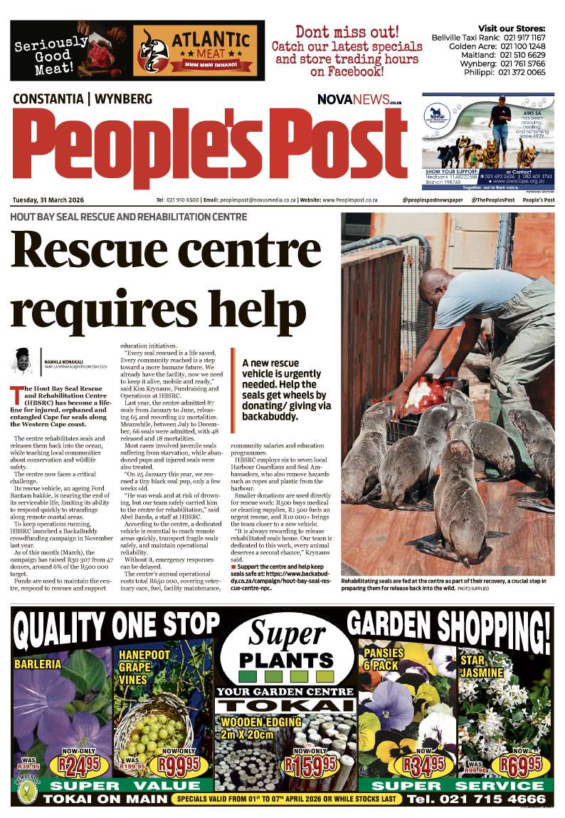 People’s Post Constantia/Wynberg E-edition 31 March 2026