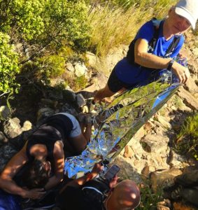 Trail runner helps save tourist on Platteklip Gorge