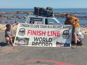 WATCH | Motoring adventurers drive length of Africa in three-wheeled car