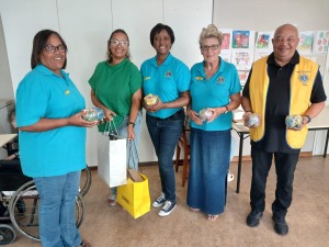 Tokai Lions club easter visit brings joy to Plumstead home