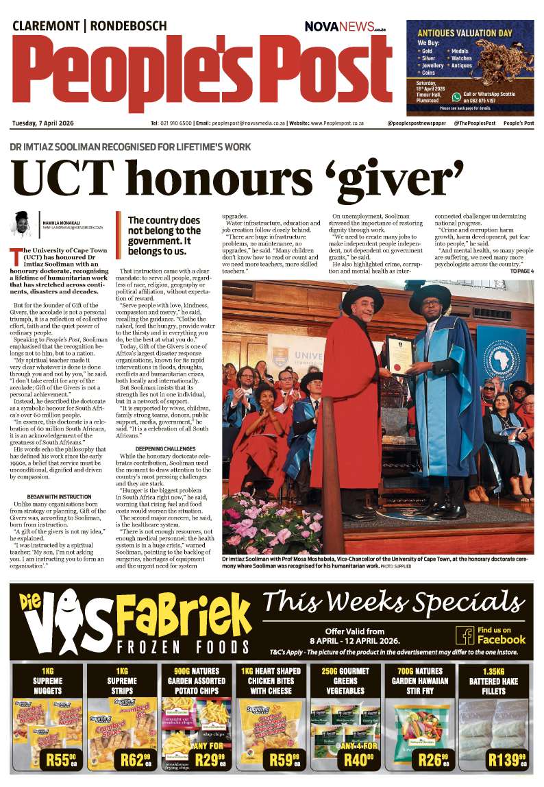 People’s Post Claremont/Rondebosh E-edition 7 April 2026