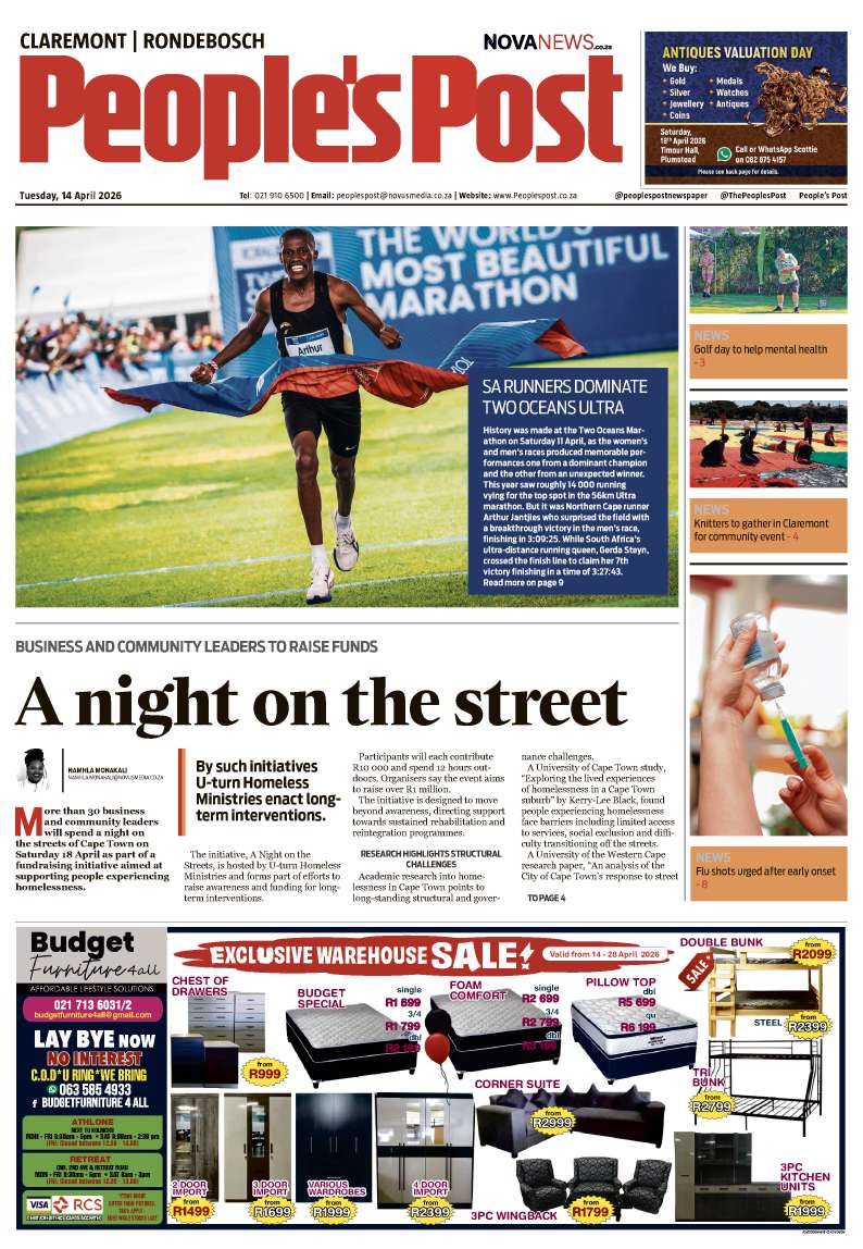 People’s Post Claremont/Rondebosh E-edition 14 April 2026