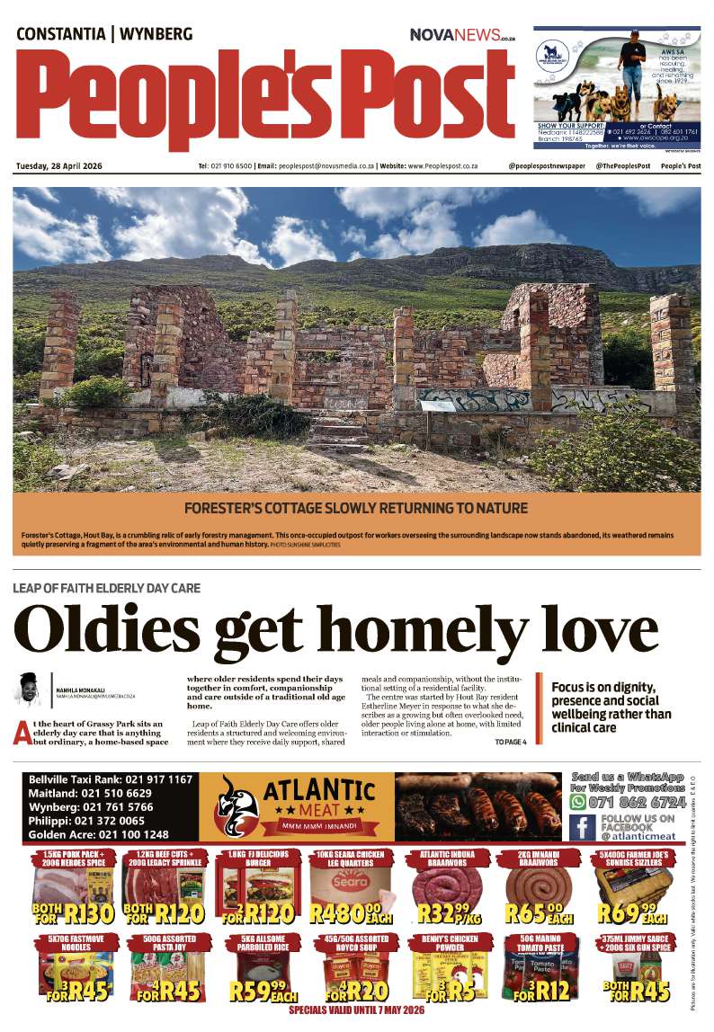 People’s Post Constantia/Wynberg E-edition 28 April 2026