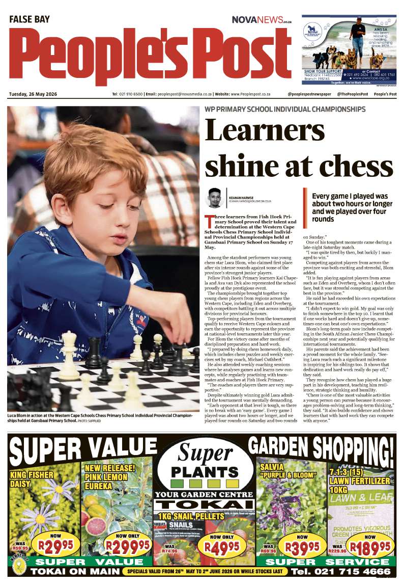 People’s Post False Bay E-edition 26 May 2026