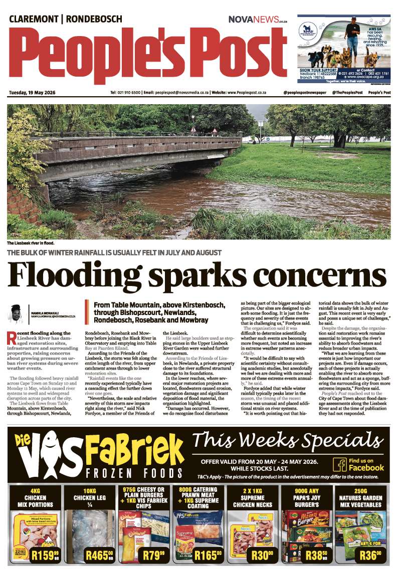 People’s Post Claremont/Rondebosch E-edition 19 May 2026