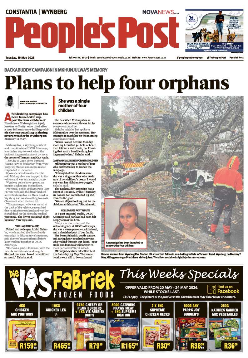 People’s Post Constantia/Wynberg E-edition 19 May 2026