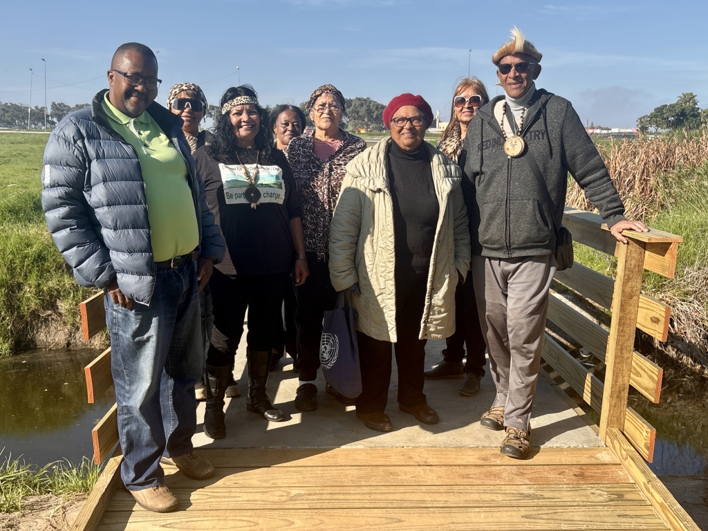 Members of the Khoisan movement who celebrated the launch of Princess Vlei.