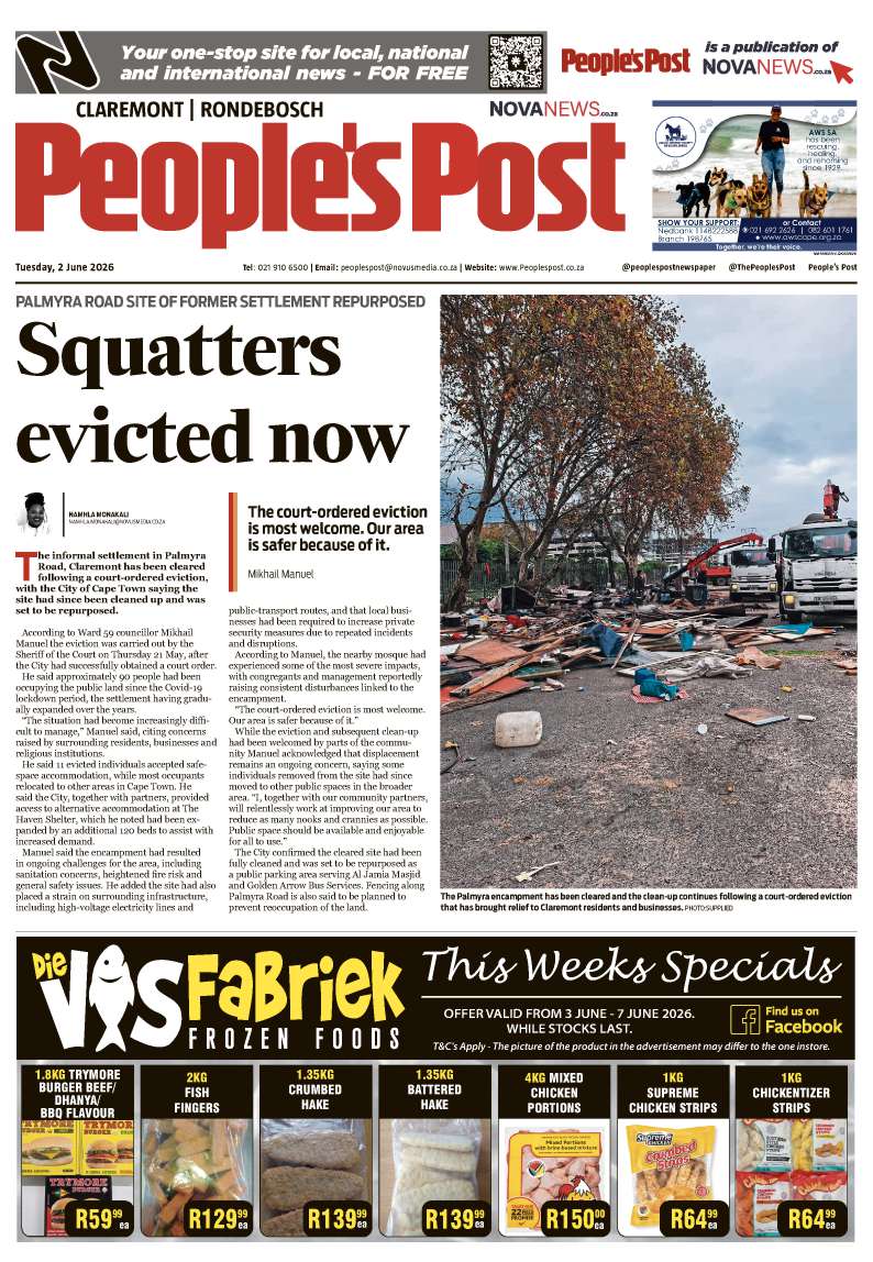 People’s Post Claremont/Rondebosch E-edition 2 June 2026