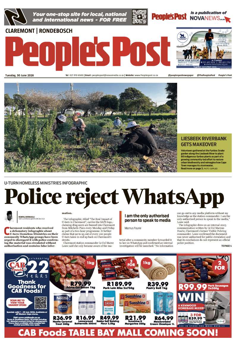 People’s Post Claremont/Rondebosch E-edition 30 June 2026