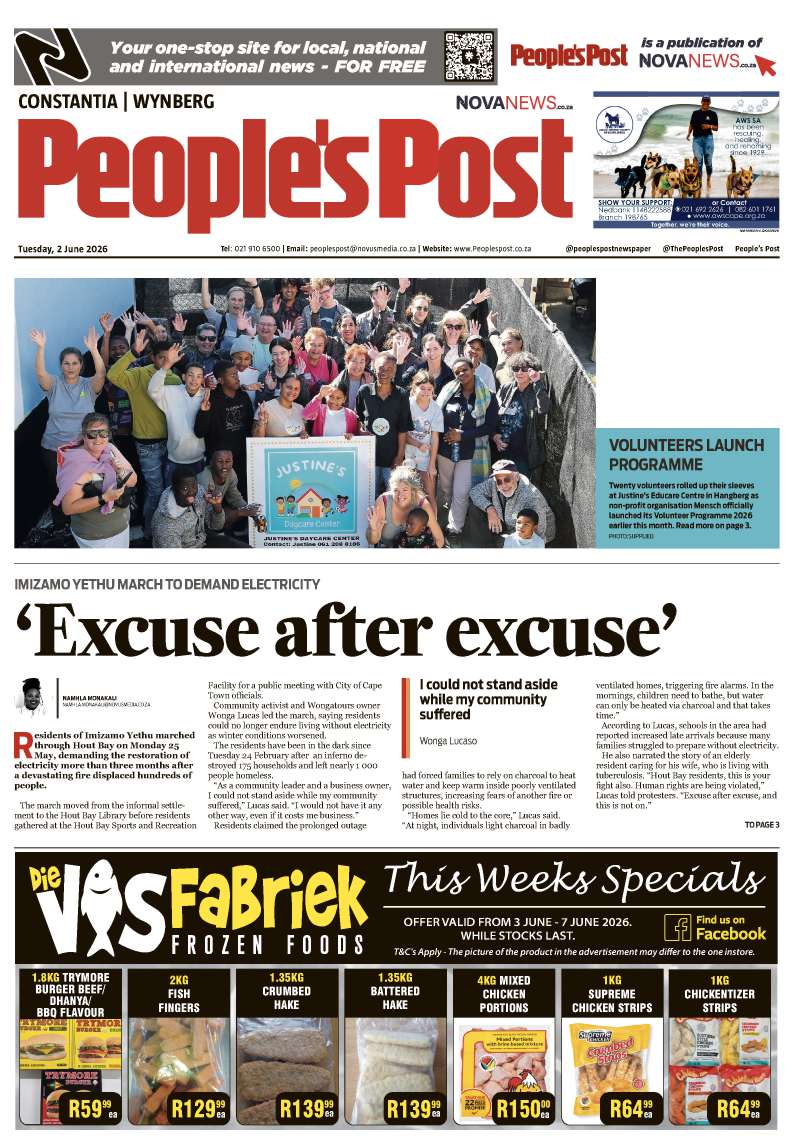 People’s Post Constantia/Wynberg E-edition 2 June 2026