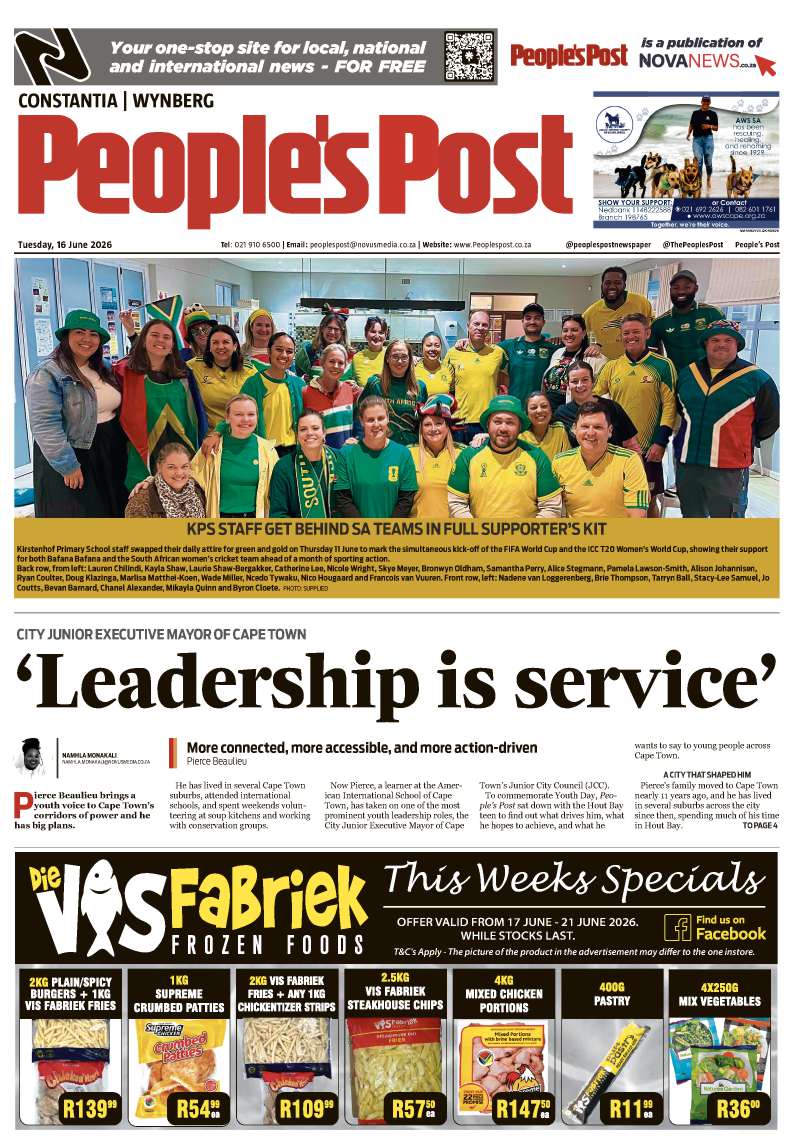 People’s Post Constantia/Wynberg E-edition 16 June 2026