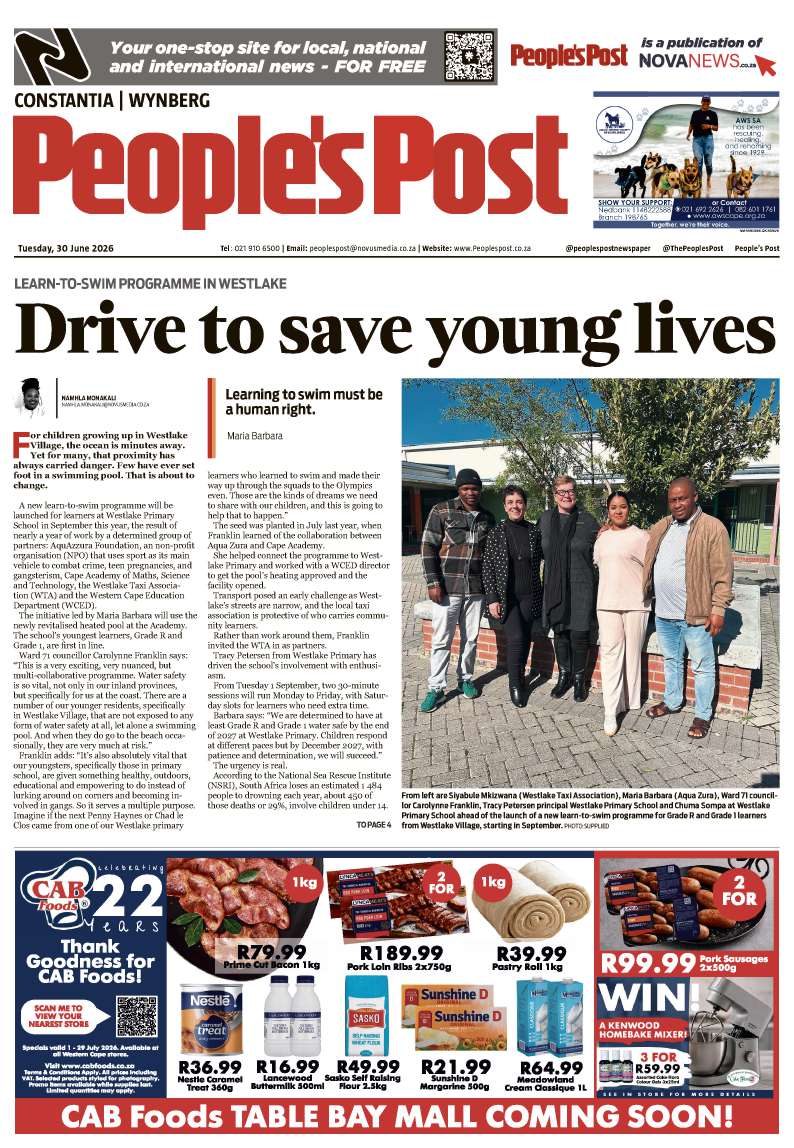 People’s Post Constantia/Wynberg E-edition 30 June 2026