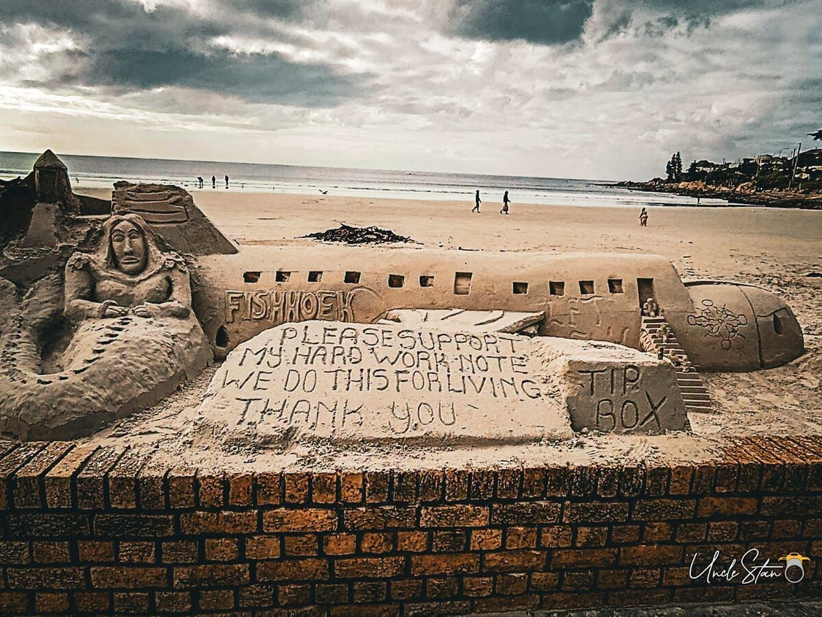 City responds to Fish Hoek Beach sand sculptor controversy
