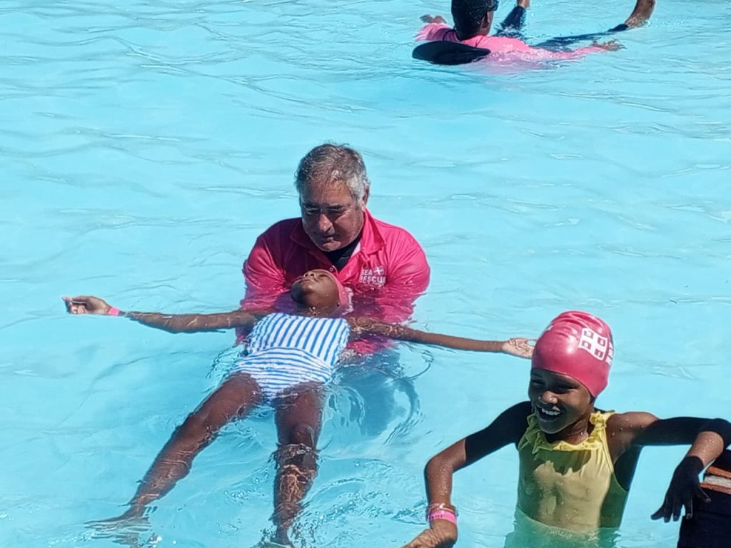 Cape. Swim.