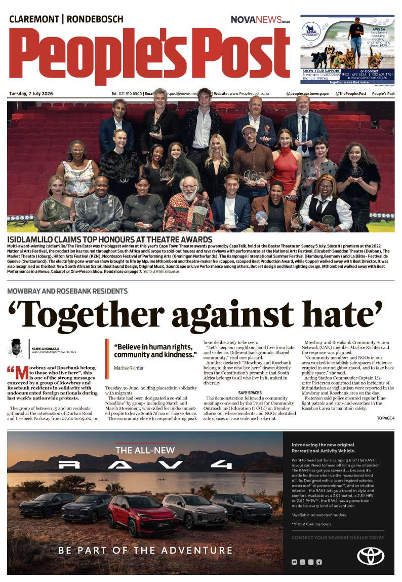 People’s Post Claremont/Rondebosch E-edition 7 July 2026