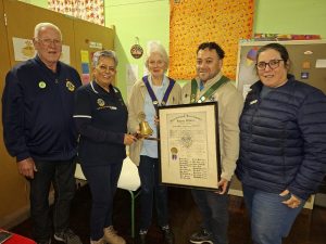 Bergvliet lions club president installed at first meeting of fiscal year