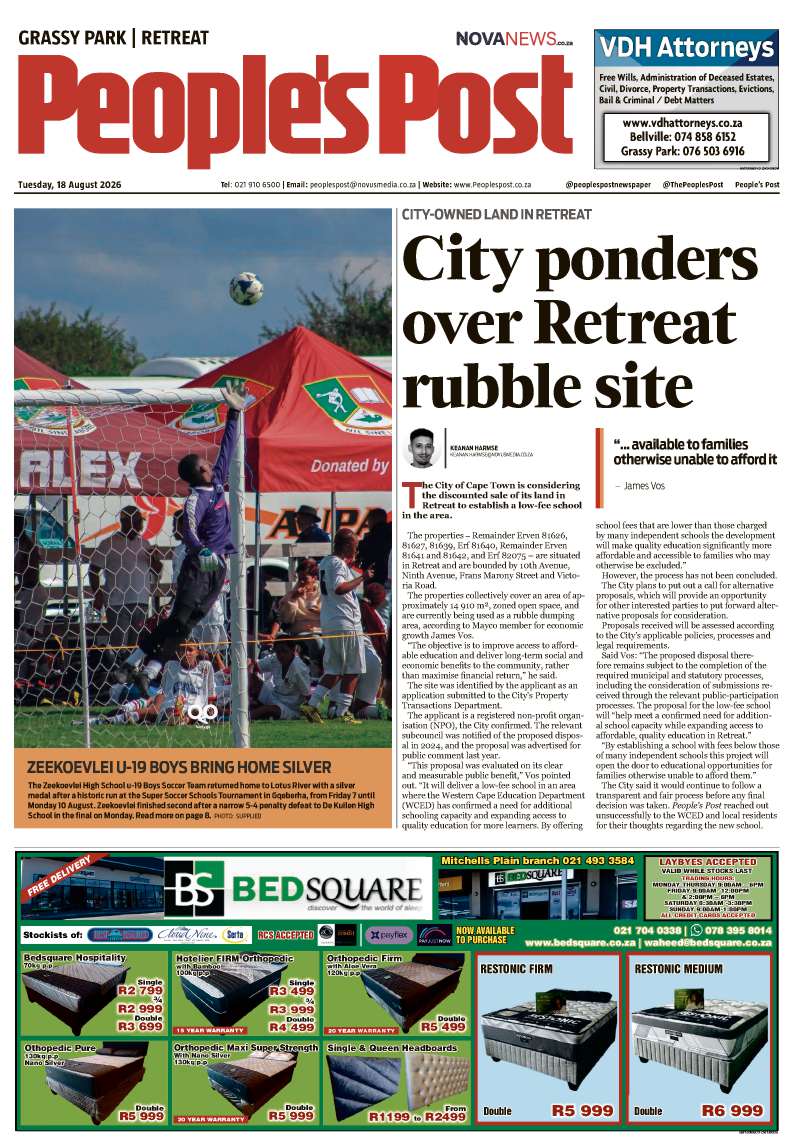 People’s Post Grassy Park/Retreat E-edition 18 August 2026