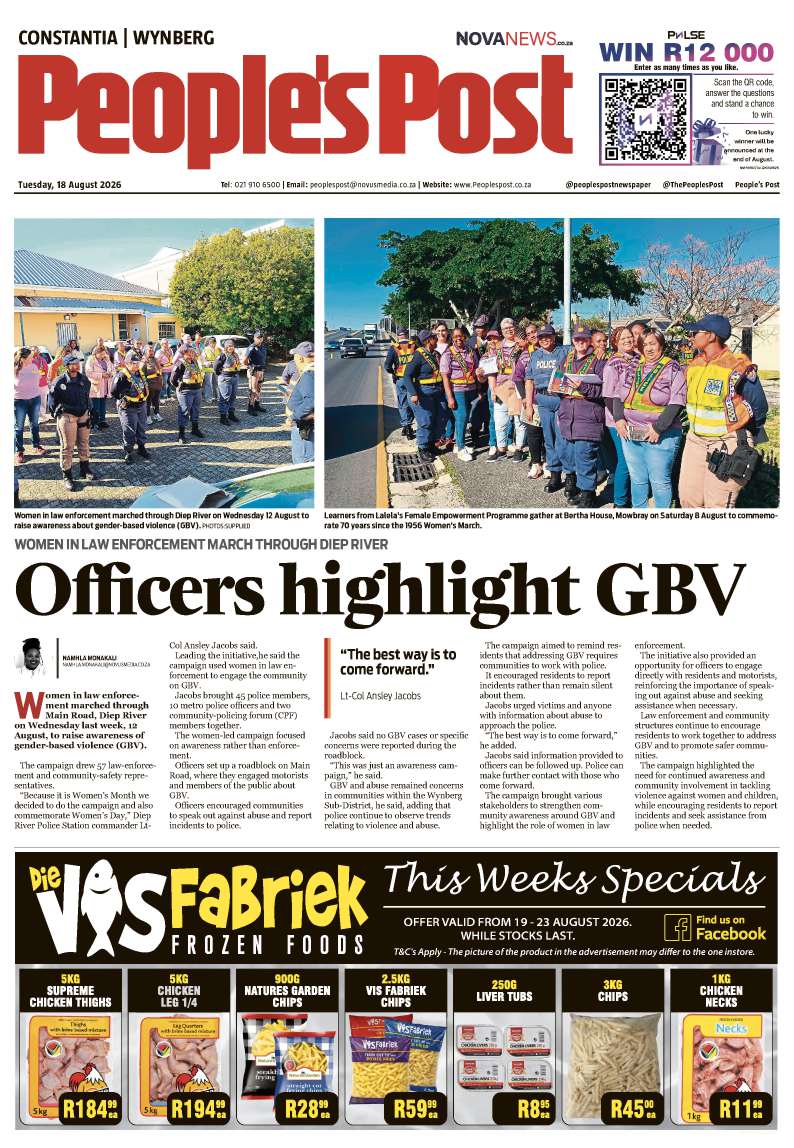 People’s Post Constantia/Wynberg E-edition 18 August 2026