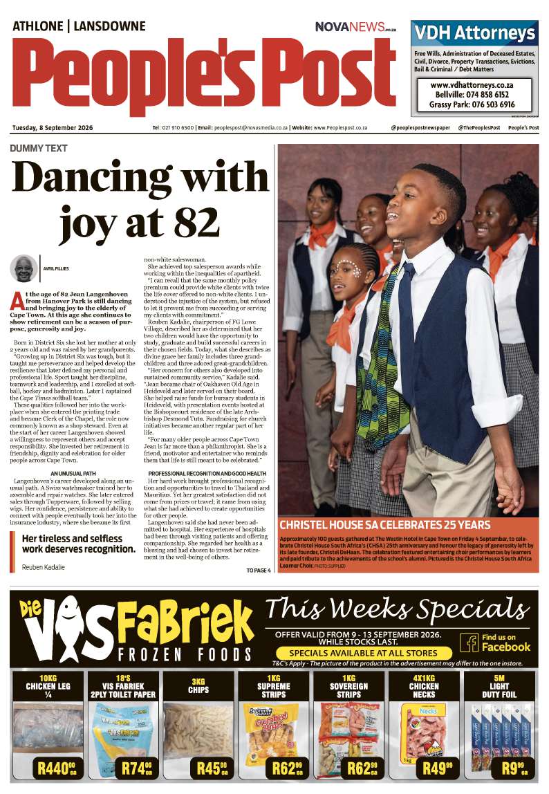 People’s Post- Athlone| Lansdowne- E-Editions- 8 September 2026