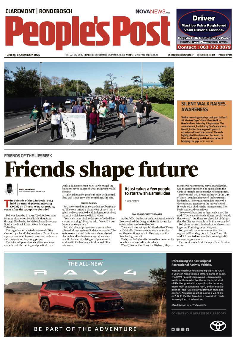People’s Post- Claremont | Rondebosch E-Edition- 8 September 2026