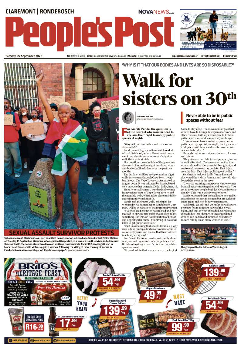 People’s Post Claremont/Rondebosch E-edition 22 September 2026