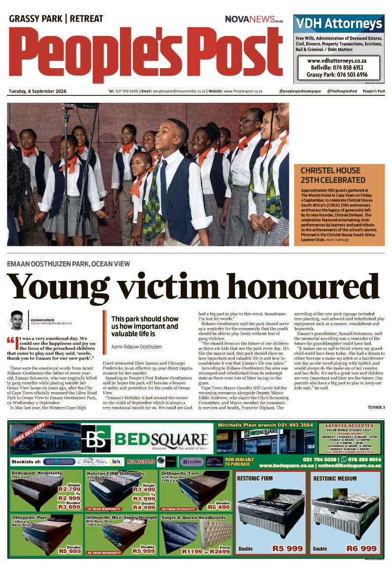 People’s Post- Grassy Park| Retreat- E-Editions- 8 September 2026