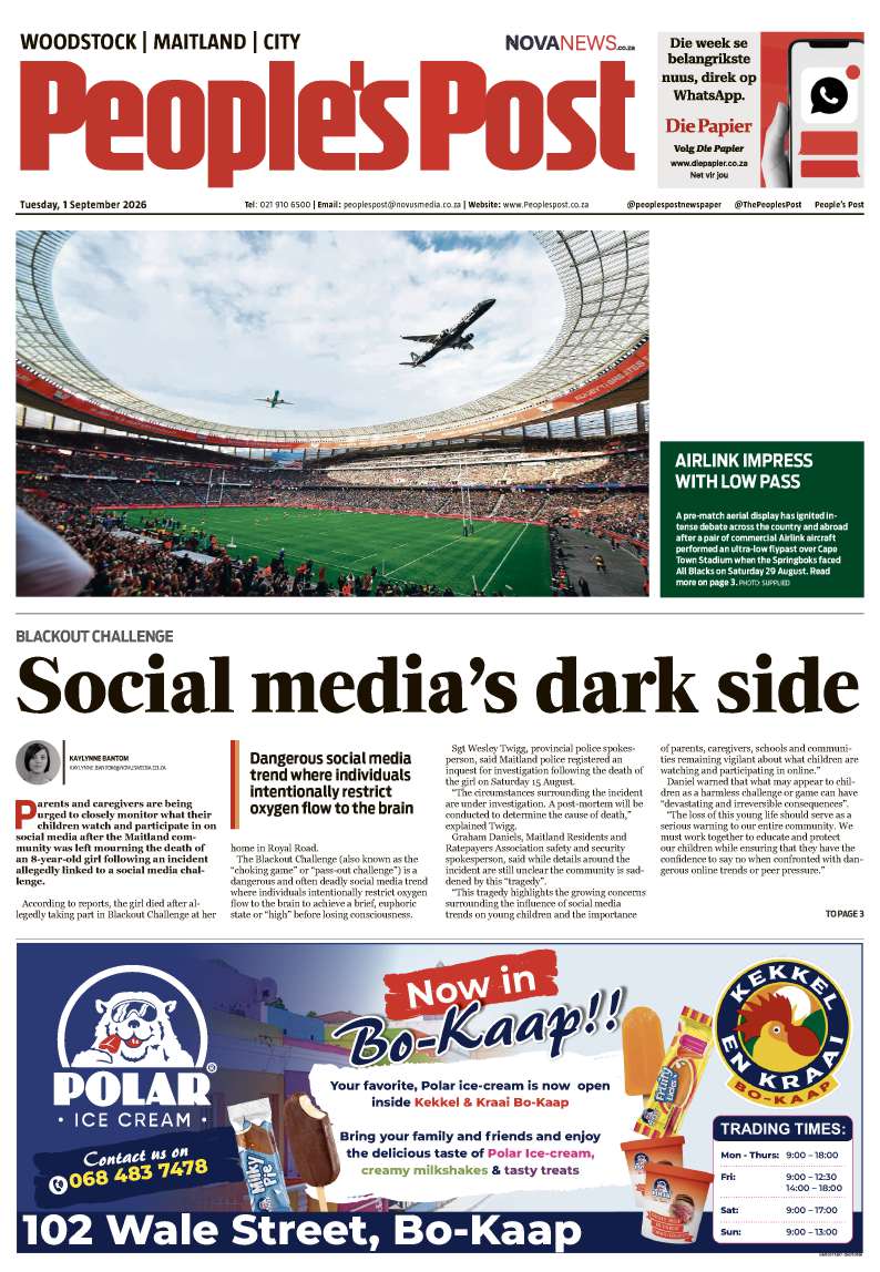 People’s Post Woodstock/Maitland/City E-edition 1 September 2026