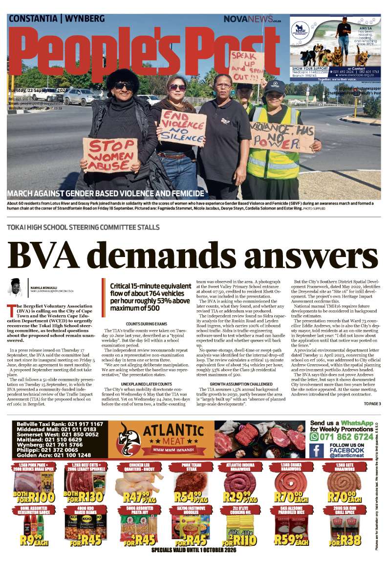 People’s Post Constantia/Wynberg E-edition 22 September 2026