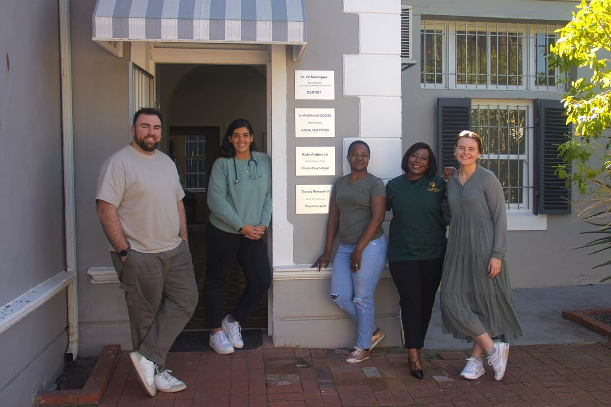 Dr Hannah Rose Abrahams-Crocker at The Open Door Clinic in Rondebosch, offering free monthly consultations.