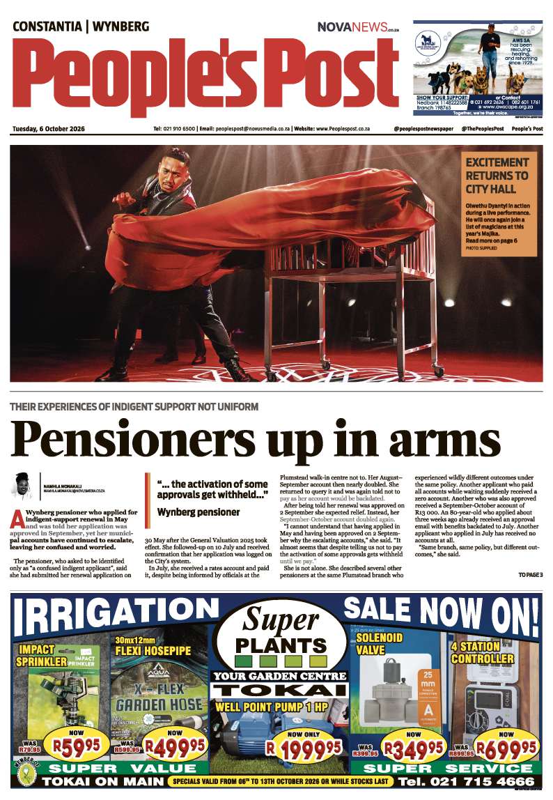 People’s Post Constantia/Wynberg E-edition 6 October 2026