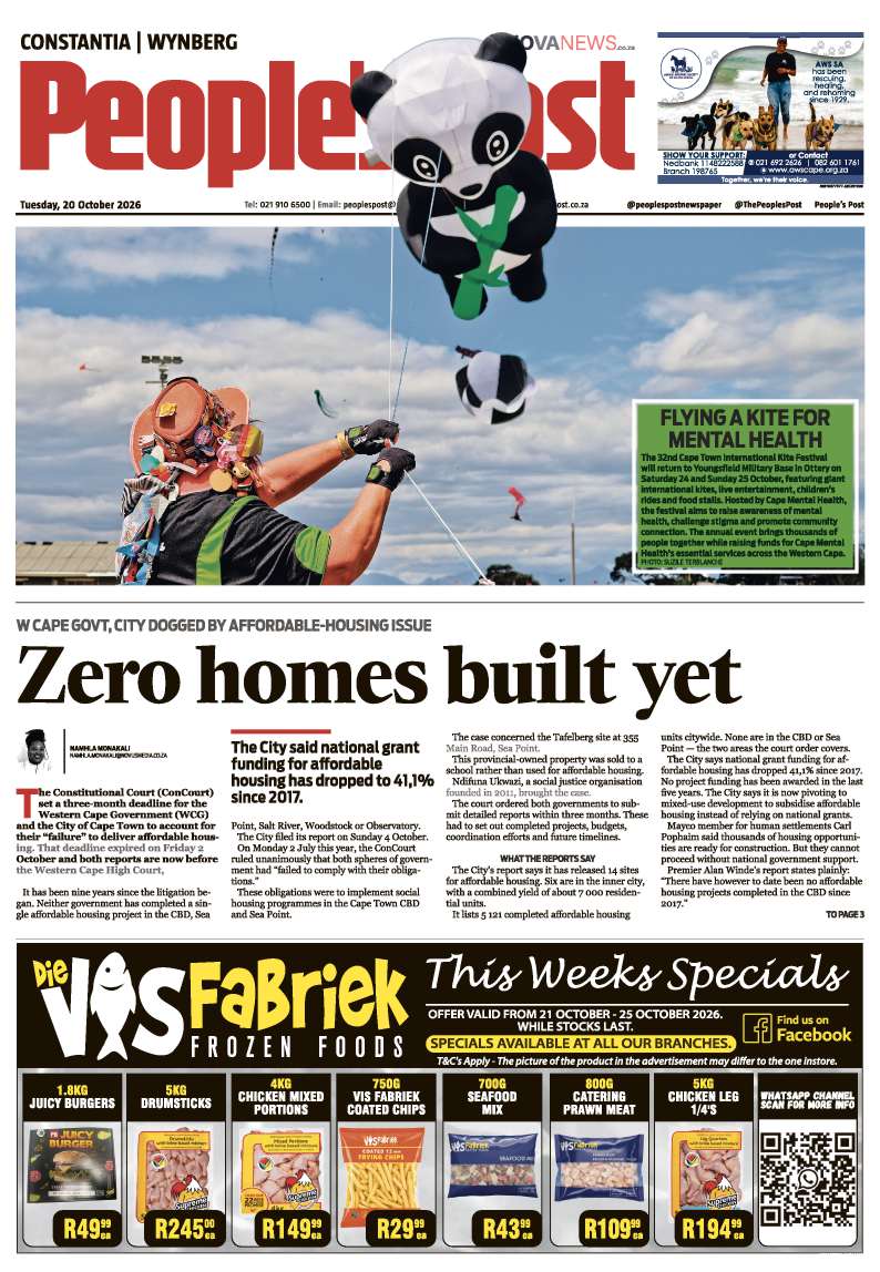 People’s Post Constantia/Wynberg E-edition 20 October 2026