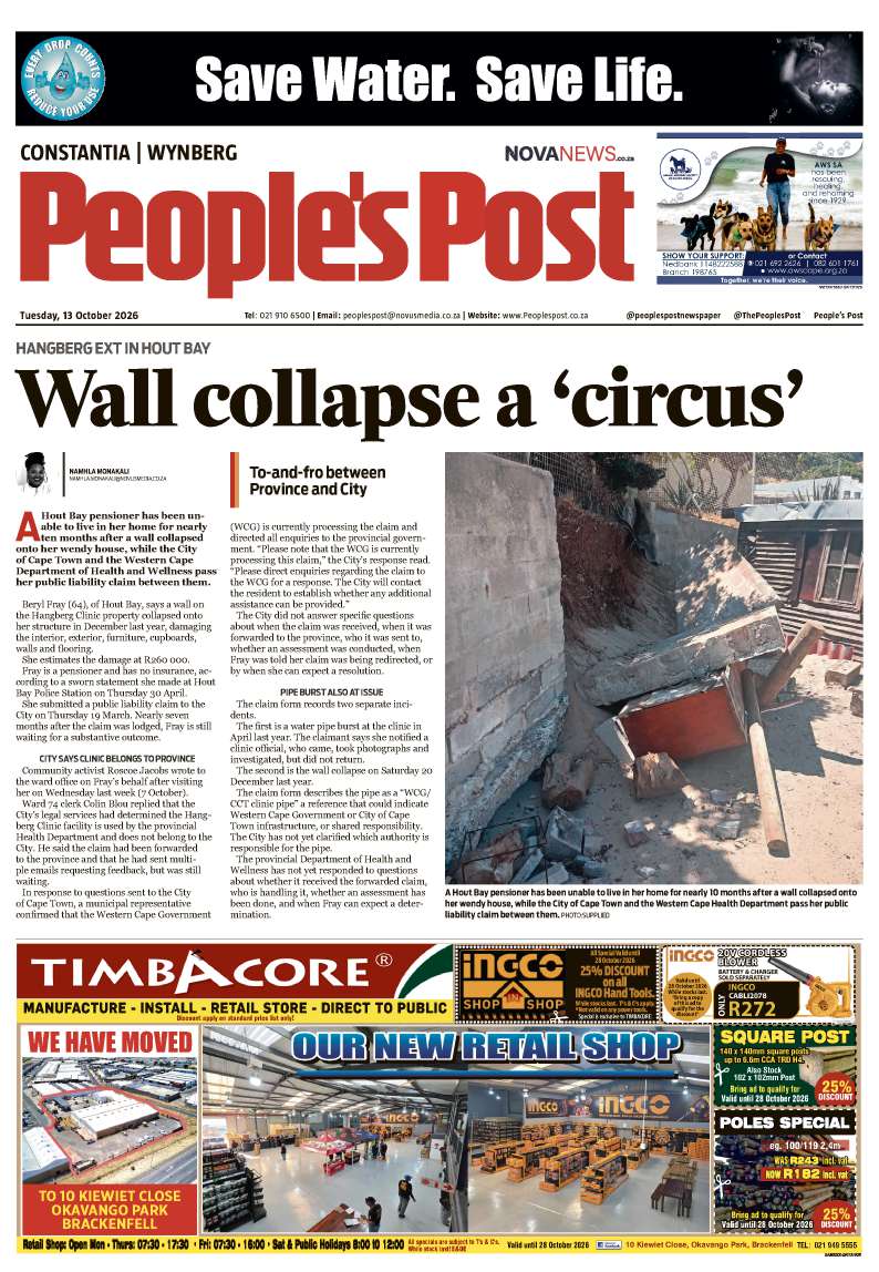 People’s Post Constantia/Wynberg E-edition 13 October 2026