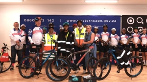 300 bicycles to schools and neighbourhood watch groups during Western Cape Mobility Month