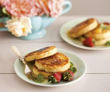 Plaatkoekies met heuningbotter