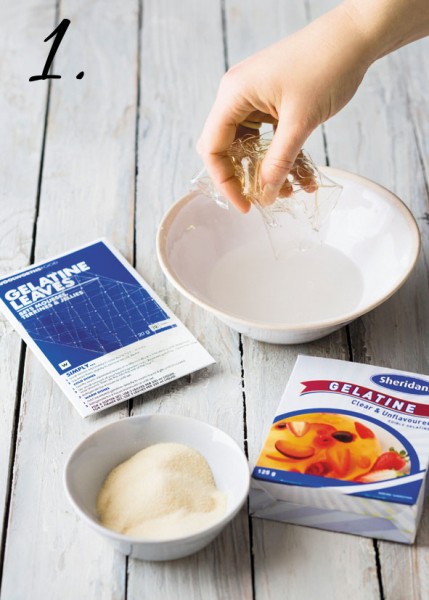 Panna Cotta stap 1