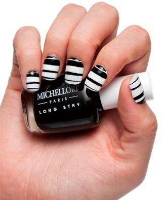 Monochroom naels