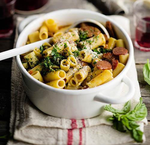 Spaanse chorizo-pasta