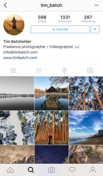 Instagram SA fotograwe