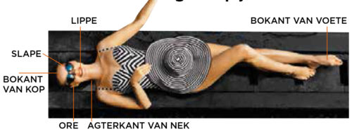 moenie sonskerm vergeet nie