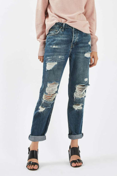 Kêrelsnit-jean (R391) Topshop