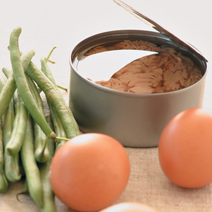 Tuna-eier-boontjies