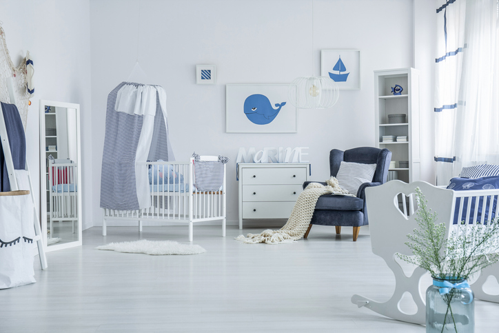 Baba- en kleuterkamerdekor vir ’n moderne mamma