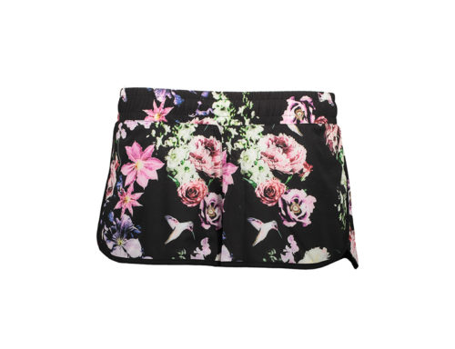 Kortbroek met blompatroon