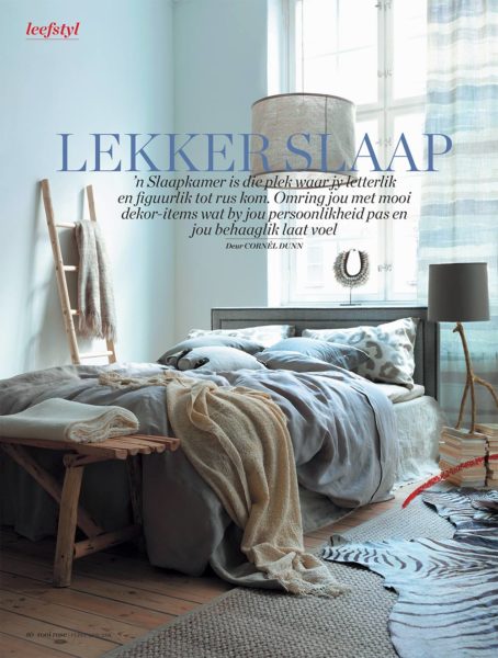 Lekker slaap (rooi rose dekor, Februarie 2018)
