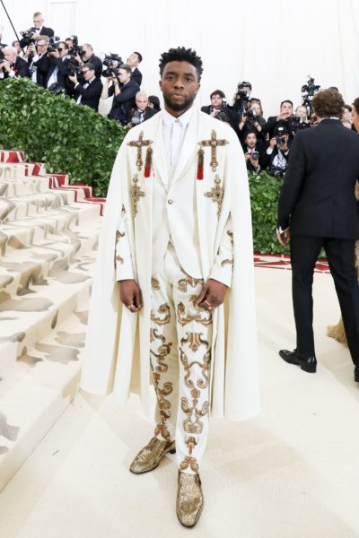 Chadwick Boseman by die Met Gala 2018